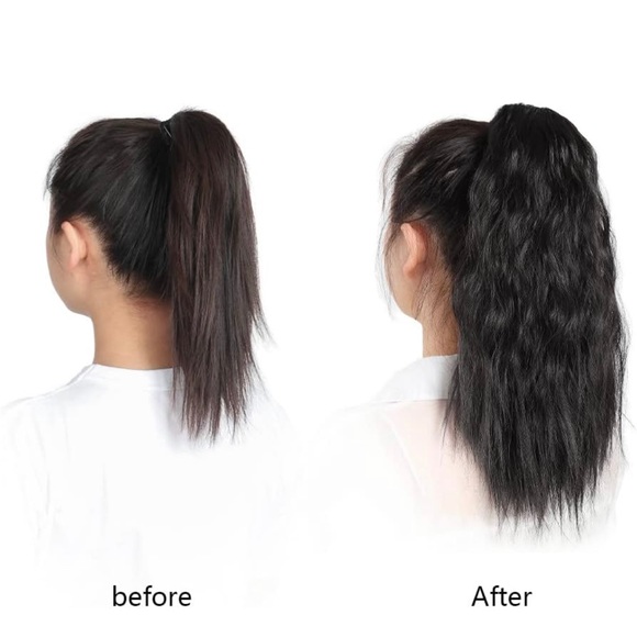 Wavy Hair Ponytail Extension, - Picture 2 of 3
